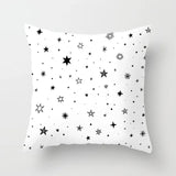 Livingroom Simple Black White Geometry Cushion Case Hot Modern Nordic Decorative Pillows Case Sofa Couch Throw Pillows car home