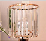 LED Crystal Desk Lamp USB Charging Table Lamp Lighting Fixture for Living Room Decoration Bedroom Bedside Gold Black Night Lamp
