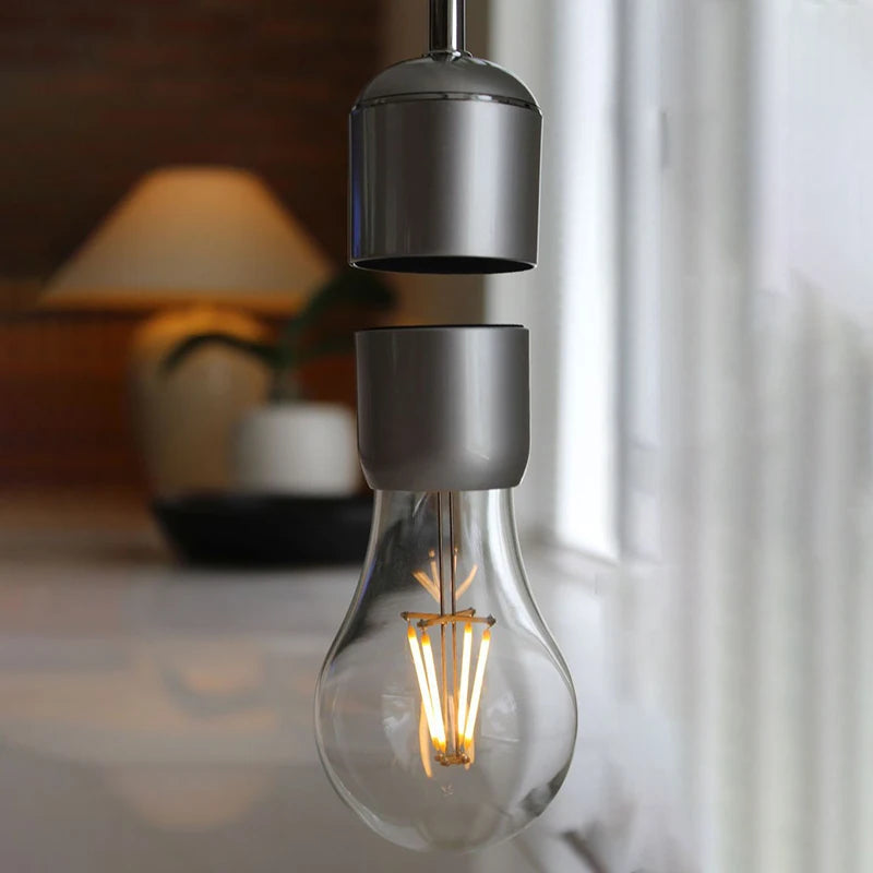 Night Light LED Magnetic Levitation Floating Lamp Table Light Bulb With Wireless Charging Lamp Balance Lamp Decoration Lighting