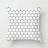 Livingroom Simple Black White Geometry Cushion Case Hot Modern Nordic Decorative Pillows Case Sofa Couch Throw Pillows car home