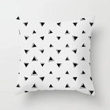 Livingroom Simple Black White Geometry Cushion Case Hot Modern Nordic Decorative Pillows Case Sofa Couch Throw Pillows car home