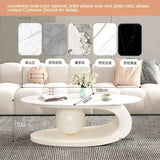 Aesthetic Modern Oval Coffee Tables Nordic Design Metal Modern Coffee Table Hotel Living Room Low Table Furniture for Homew r