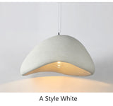 Nordic Wabi Sabi Wind Led Ceiling Chandelier Living Dining Room Bar Home Decor Pendant Lamp Bedroom Loft Hanging Light Fixture
