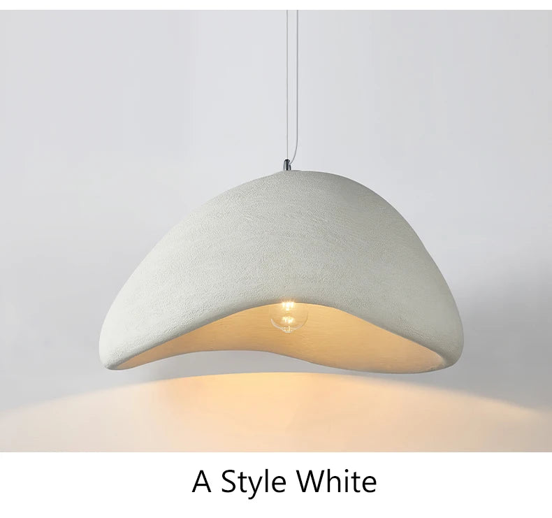 Nordic Wabi Sabi Wind Led Ceiling Chandelier Living Dining Room Bar Home Decor Pendant Lamp Bedroom Loft Hanging Light Fixture