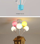 Kids room chandelier for Bedroom Living room nursery Girl chandelier Indoor home art decor balloon ceiling lamp