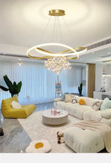 Minimalist Luxury Glass Ball LED Pendant Light Modern Interior Living Dining Room Bedroom Chandelier Home Decor Hanging Light