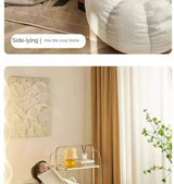 Lazy sofa can lie down and sleep on small sofa, bedroom balcony, leisure chair, cream style lazy chair, tatami chair