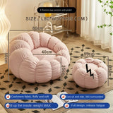 Lazy sofa can lie down and sleep on small sofa, bedroom balcony, leisure chair, cream style lazy chair, tatami chair