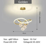 Minimalist Luxury Glass Ball LED Pendant Light Modern Interior Living Dining Room Bedroom Chandelier Home Decor Hanging Light