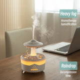 2023 Rain Cloud Night Light Humidifier With Raining Water Drop Sound And 7 Color Led Light Essential Oil Diffuser Aromatherapy