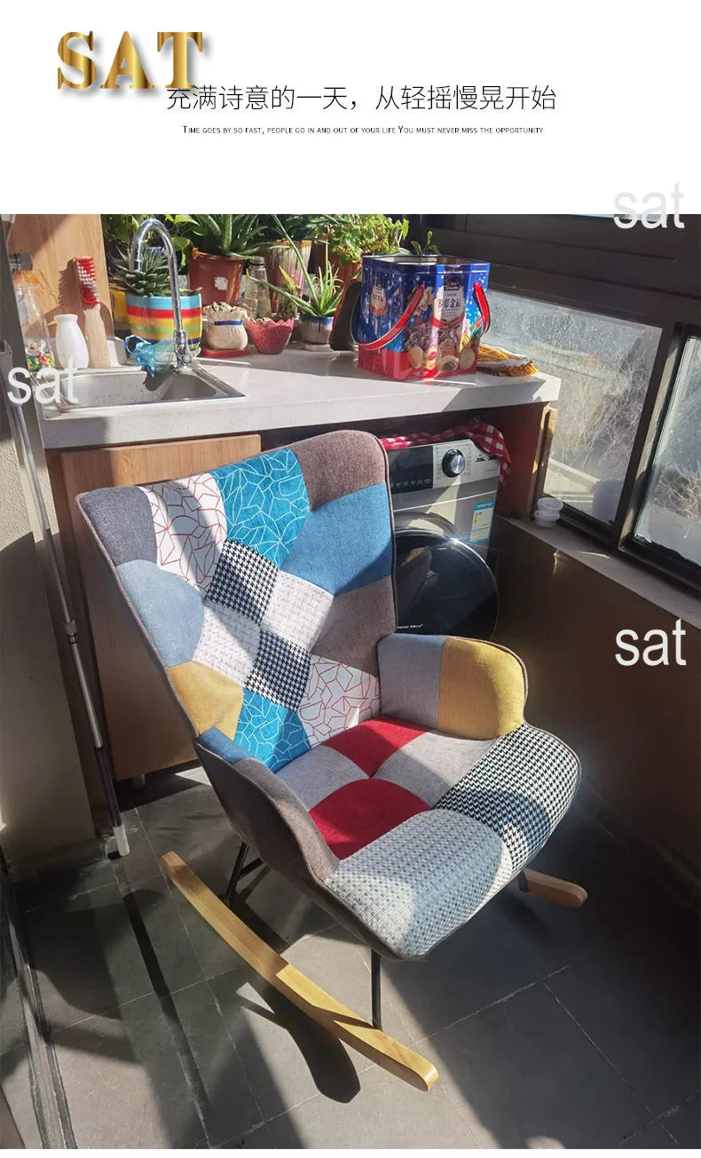 Rocking Chairs and Armchairs Chair Modern Recliners Living Room Armchair Salon Home Furniture Individual Sofa Recliner Seating