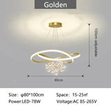 Minimalist Luxury Glass Ball LED Pendant Light Modern Interior Living Dining Room Bedroom Chandelier Home Decor Hanging Light