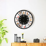 Personalized Photo Frame Plaque Photo Print Desktop Picture Frames with Time Clock Customized Photo/Text Christmas Gift