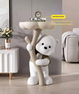INS Living room Side table decorative small Bedsidetable Modern Sofa side Resin Corner coffee table cute design home furniture