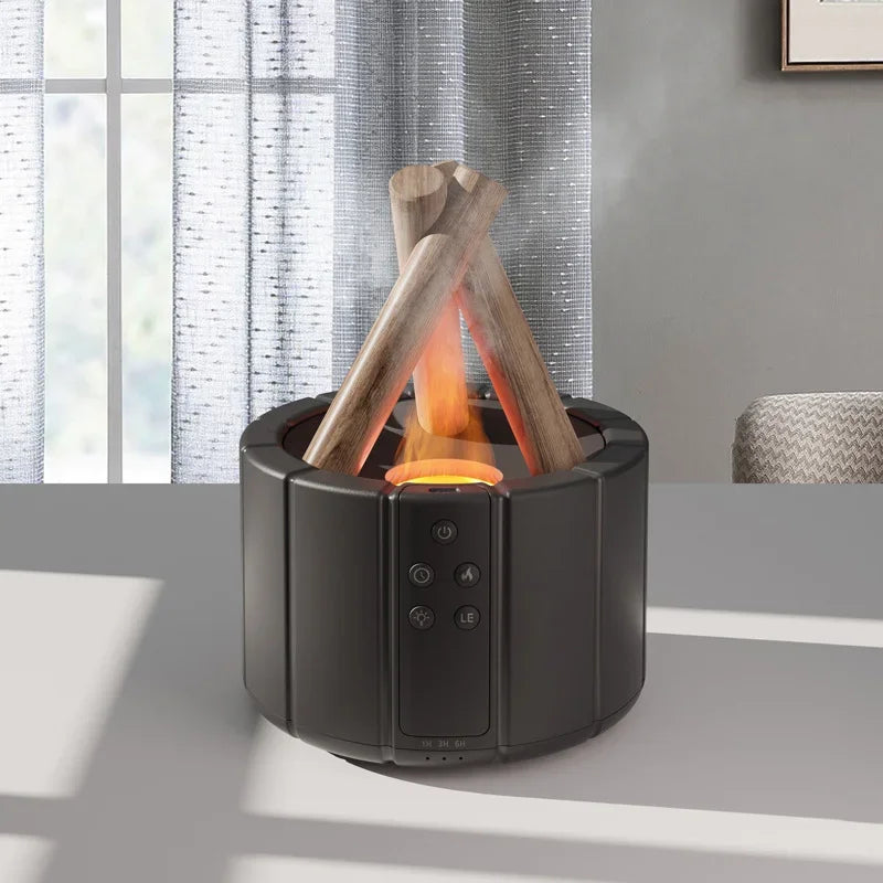 New desktop color simulation flame Bonfire Scent Aroma Diffuser Home hotel usb air humidifier air freshener Aromatherapy machine
