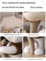 INS Living room Side table decorative small Bedsidetable Modern Sofa side Resin Corner coffee table cute design home furniture