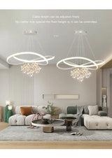 Minimalist Luxury Glass Ball LED Pendant Light Modern Interior Living Dining Room Bedroom Chandelier Home Decor Hanging Light