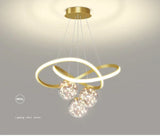 Minimalist Luxury Glass Ball LED Pendant Light Modern Interior Living Dining Room Bedroom Chandelier Home Decor Hanging Light