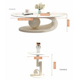 Aesthetic Modern Oval Coffee Tables Nordic Design Metal Modern Coffee Table Hotel Living Room Low Table Furniture for Homew r