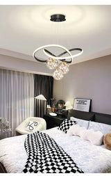 Minimalist Luxury Glass Ball LED Pendant Light Modern Interior Living Dining Room Bedroom Chandelier Home Decor Hanging Light