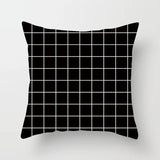Livingroom Simple Black White Geometry Cushion Case Hot Modern Nordic Decorative Pillows Case Sofa Couch Throw Pillows car home