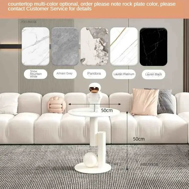 Aesthetic Modern Oval Coffee Tables Nordic Design Metal Modern Coffee Table Hotel Living Room Low Table Furniture for Homew r