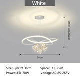 Minimalist Luxury Glass Ball LED Pendant Light Modern Interior Living Dining Room Bedroom Chandelier Home Decor Hanging Light