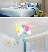 Kids room chandelier for Bedroom Living room nursery Girl chandelier Indoor home art decor balloon ceiling lamp