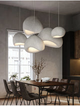 Nordic Wabi Sabi Wind Led Ceiling Chandelier Living Dining Room Bar Home Decor Pendant Lamp Bedroom Loft Hanging Light Fixture