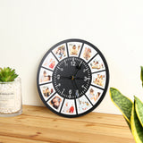 Personalized Photo Frame Plaque Photo Print Desktop Picture Frames with Time Clock Customized Photo/Text Christmas Gift