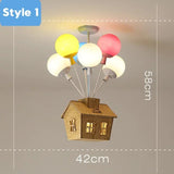 Kids room chandelier for Bedroom Living room nursery Girl chandelier Indoor home art decor balloon ceiling lamp