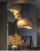 Nordic Wabi Sabi Wind Led Ceiling Chandelier Living Dining Room Bar Home Decor Pendant Lamp Bedroom Loft Hanging Light Fixture