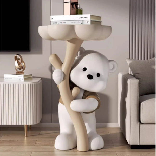 INS Living room Side table decorative small Bedsidetable Modern Sofa side Resin Corner coffee table cute design home furniture