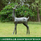 Room Decor Mother Deer Cute Kids Room Decor Sculptures Kawaii Miniatures Sculptures Christmas Home Decoration Fawn Figurines