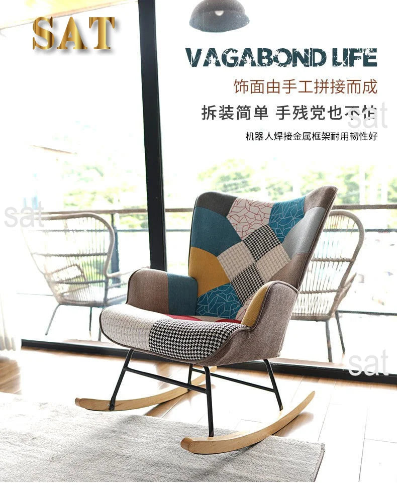 Rocking Chairs and Armchairs Chair Modern Recliners Living Room Armchair Salon Home Furniture Individual Sofa Recliner Seating
