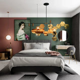 12pcs 3D Hexagon Mirror Wall Sticker Rose Gold DIY TV Background Living Room Stickers Wall Decor Bedroom Bathroom Home Decor