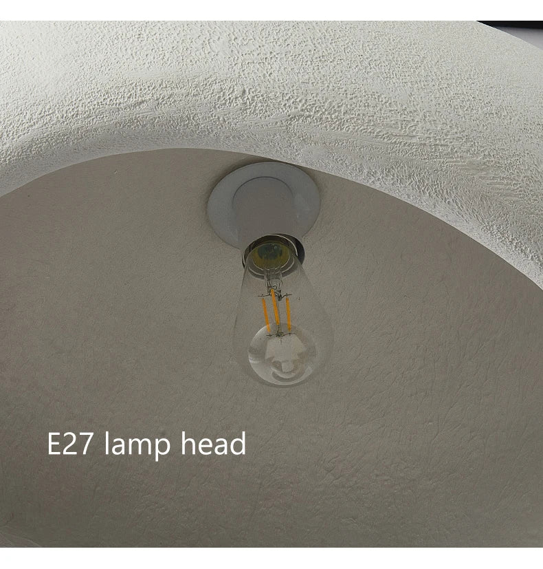 Nordic Wabi Sabi Wind Led Ceiling Chandelier Living Dining Room Bar Home Decor Pendant Lamp Bedroom Loft Hanging Light Fixture