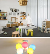 Kids room chandelier for Bedroom Living room nursery Girl chandelier Indoor home art decor balloon ceiling lamp