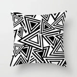 Livingroom Simple Black White Geometry Cushion Case Hot Modern Nordic Decorative Pillows Case Sofa Couch Throw Pillows car home