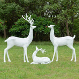 Room Decor Mother Deer Cute Kids Room Decor Sculptures Kawaii Miniatures Sculptures Christmas Home Decoration Fawn Figurines