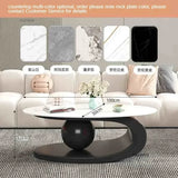 Aesthetic Modern Oval Coffee Tables Nordic Design Metal Modern Coffee Table Hotel Living Room Low Table Furniture for Homew r