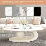 Aesthetic Modern Oval Coffee Tables Nordic Design Metal Modern Coffee Table Hotel Living Room Low Table Furniture for Homew r