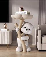 INS Living room Side table decorative small Bedsidetable Modern Sofa side Resin Corner coffee table cute design home furniture