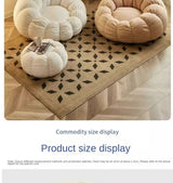 Lazy sofa can lie down and sleep on small sofa, bedroom balcony, leisure chair, cream style lazy chair, tatami chair