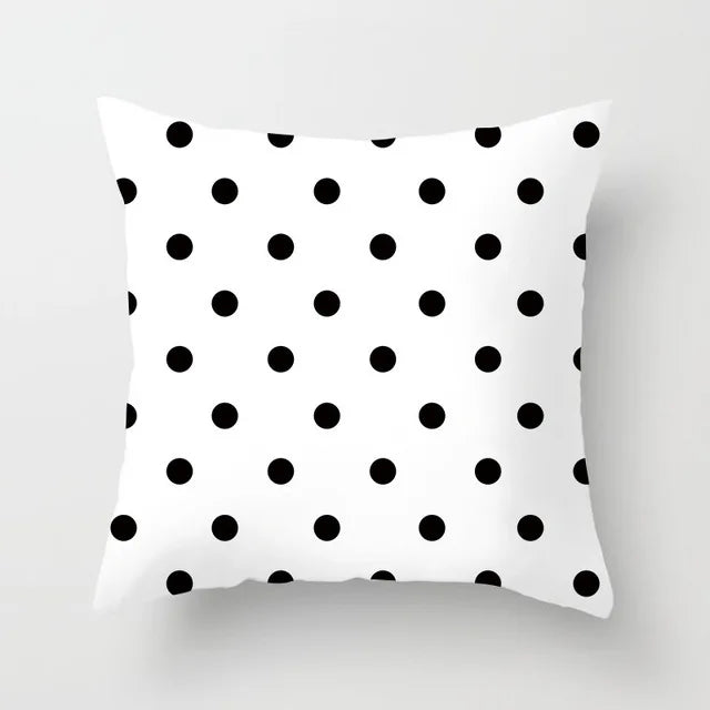 Livingroom Simple Black White Geometry Cushion Case Hot Modern Nordic Decorative Pillows Case Sofa Couch Throw Pillows car home