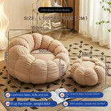 Lazy sofa can lie down and sleep on small sofa, bedroom balcony, leisure chair, cream style lazy chair, tatami chair