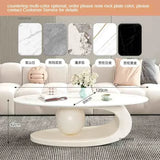 Aesthetic Modern Oval Coffee Tables Nordic Design Metal Modern Coffee Table Hotel Living Room Low Table Furniture for Homew r