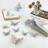 12pcs 3D Hollow Butterflies Wall Stickers on The Wall for Wedding Decoration Children Room Decor Living Room Kids Bedroom DIY
