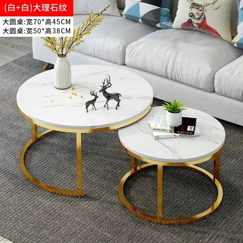 Coffee Table Nordic Round Coffee Table Modern Kitchen Living Room Balcony Extendable Mesa De Centro Sala Table Basse En Bois