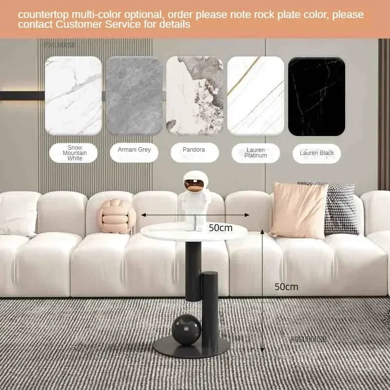 Aesthetic Modern Oval Coffee Tables Nordic Design Metal Modern Coffee Table Hotel Living Room Low Table Furniture for Homew r